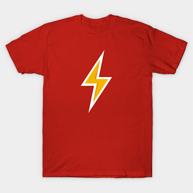 Lightning Strike Flash t-shirt for kids and adults T-Shirt by outboxart